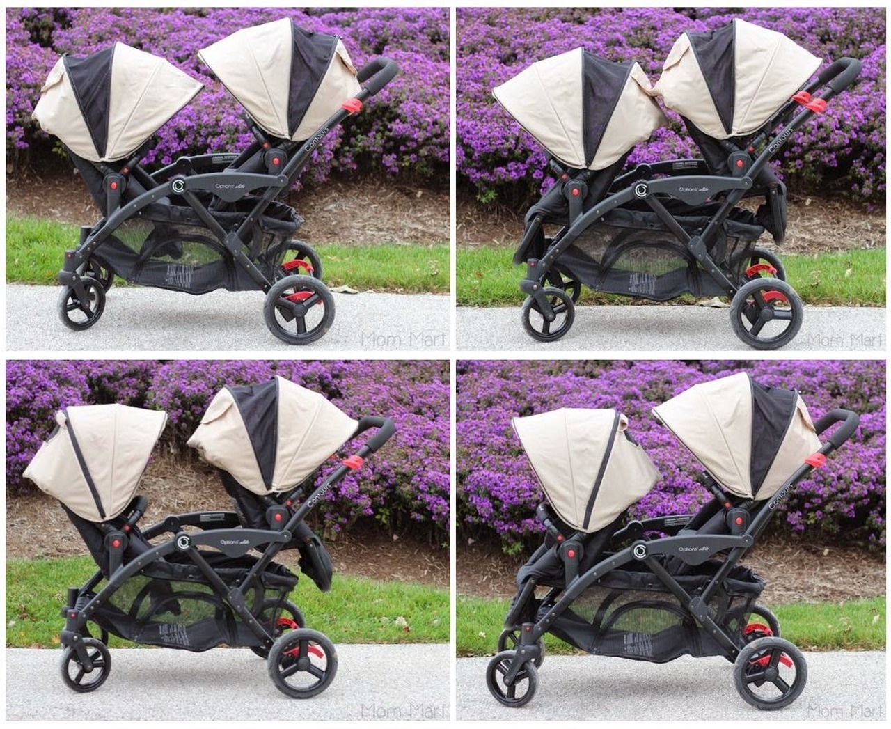 elite tandem double stroller