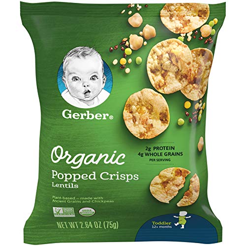 Gerber Organic Popped Crisps