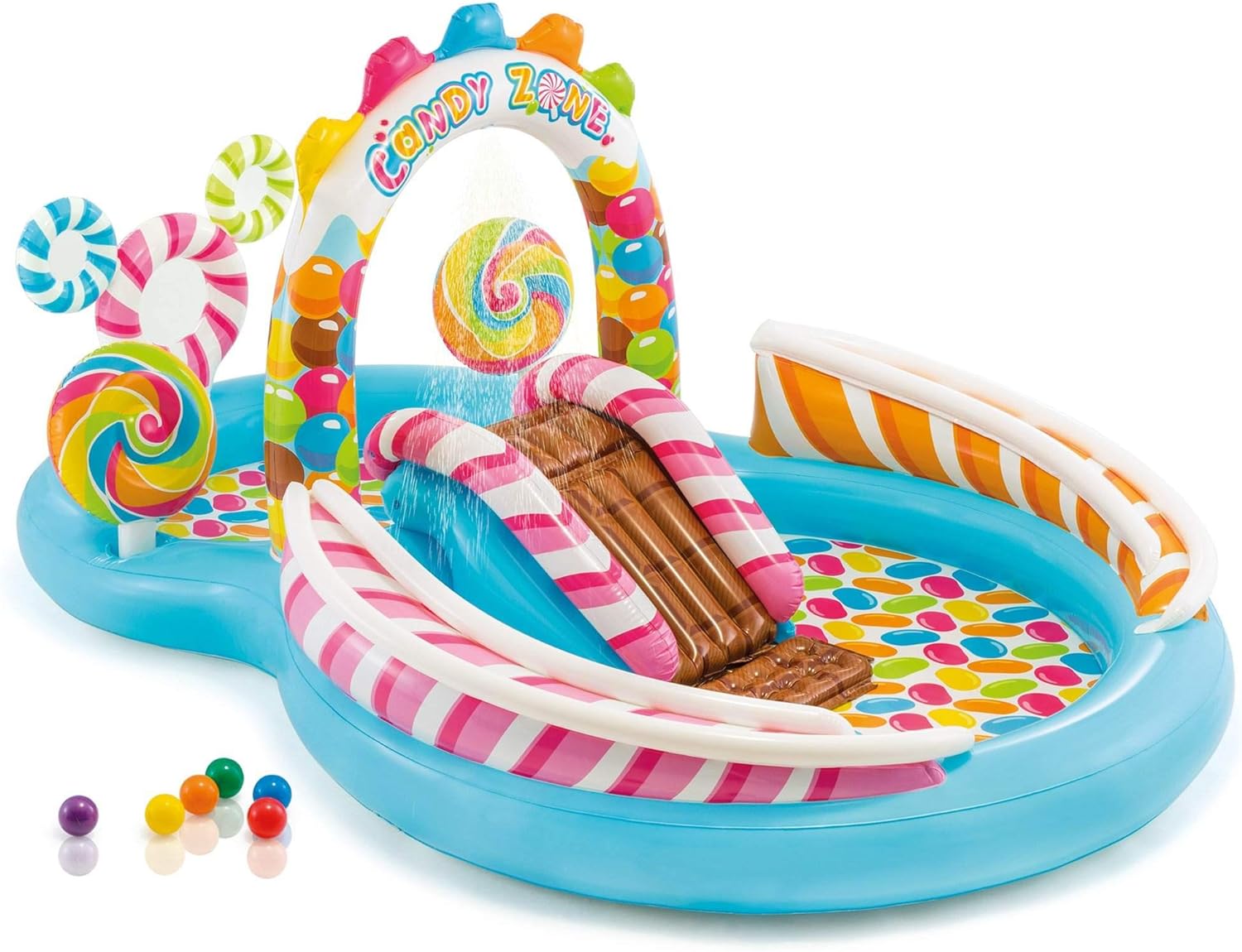 Intex Kids Inflatable Play Center Pool with Waterslide