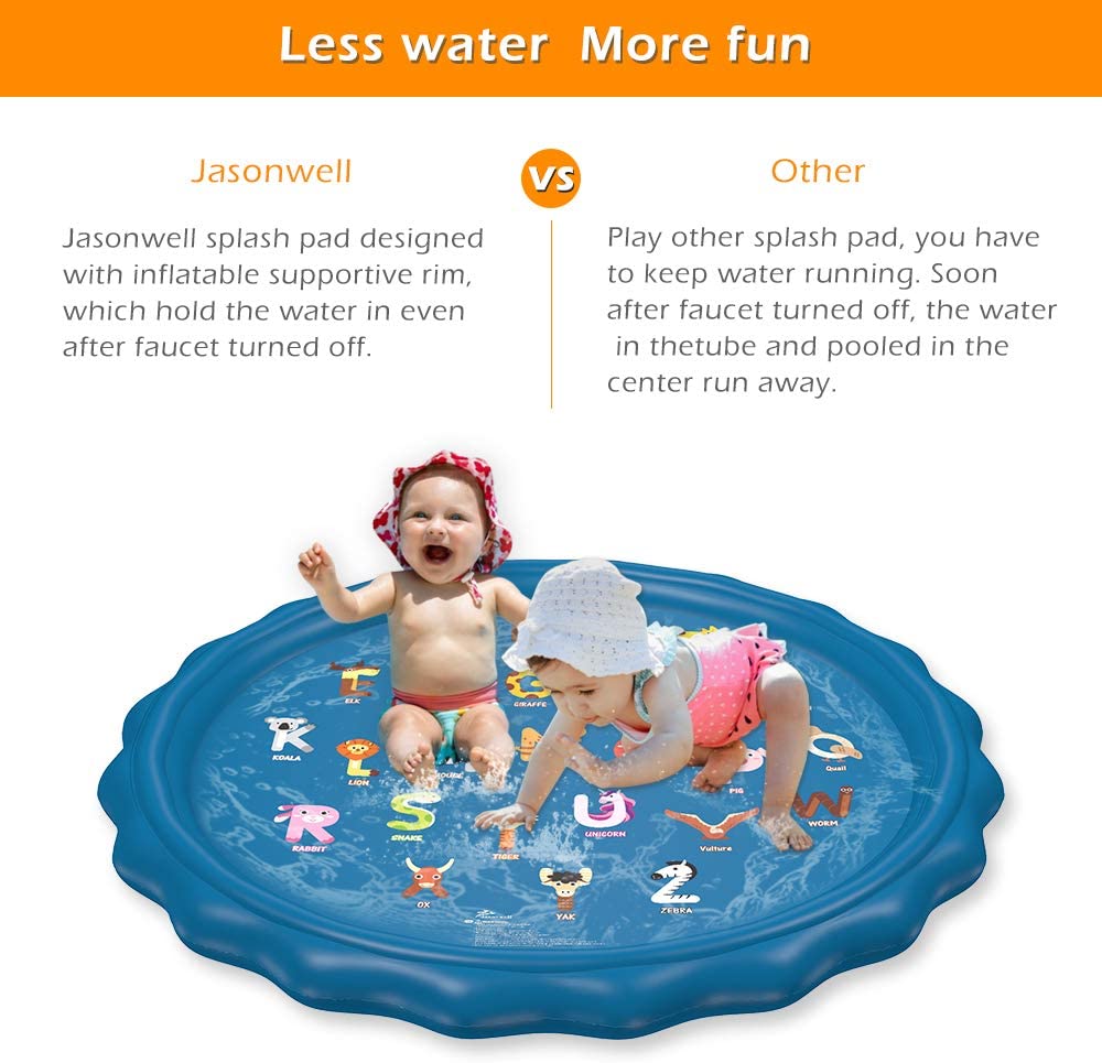 Jasonwell Kids' Sprinkler: Ultimate Water Play Fun for Children