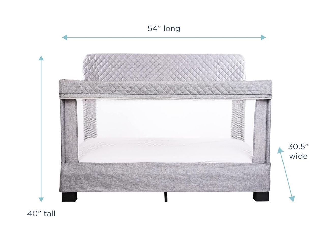 Full Size Mesh Crib Mattress and Sheets