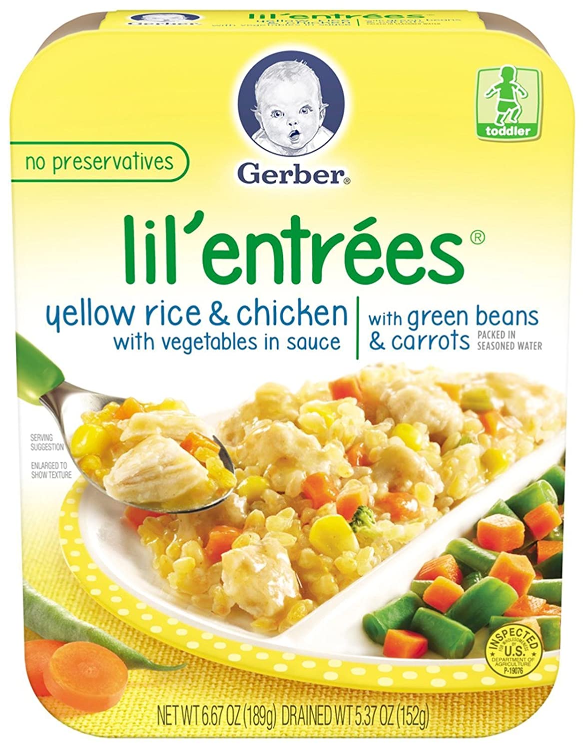 Gerber Yellow Rice & Chicken with Vegetables