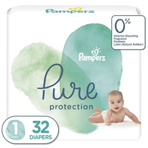 Pampers Pure Protection Diapers Size 1 32