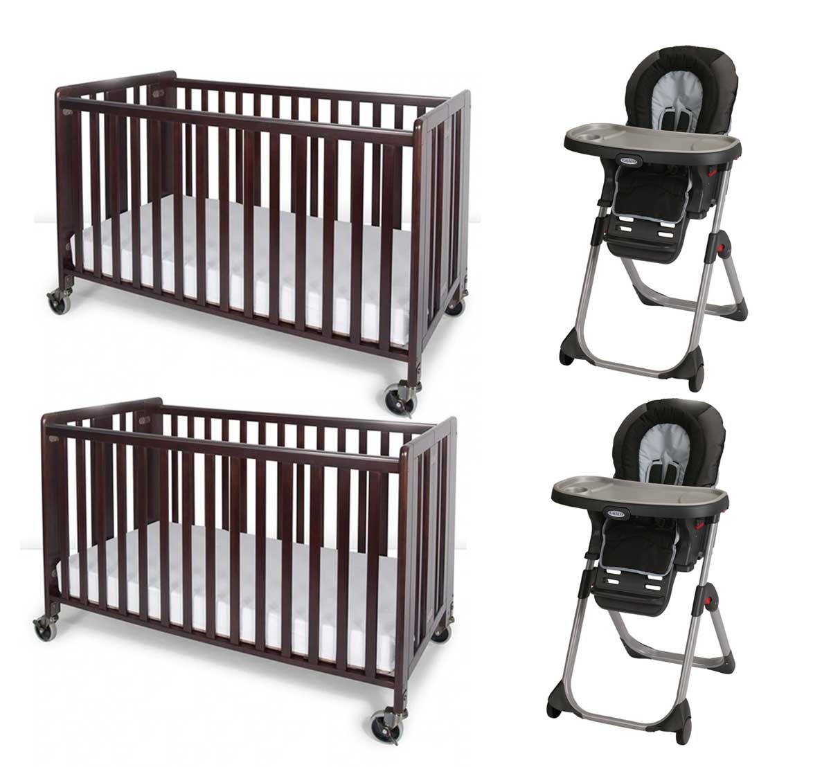 Double cribs deals