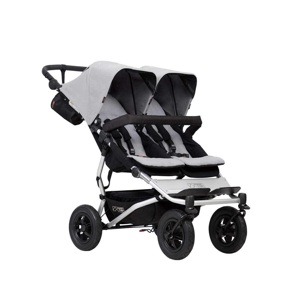 britax b agile double steel grey