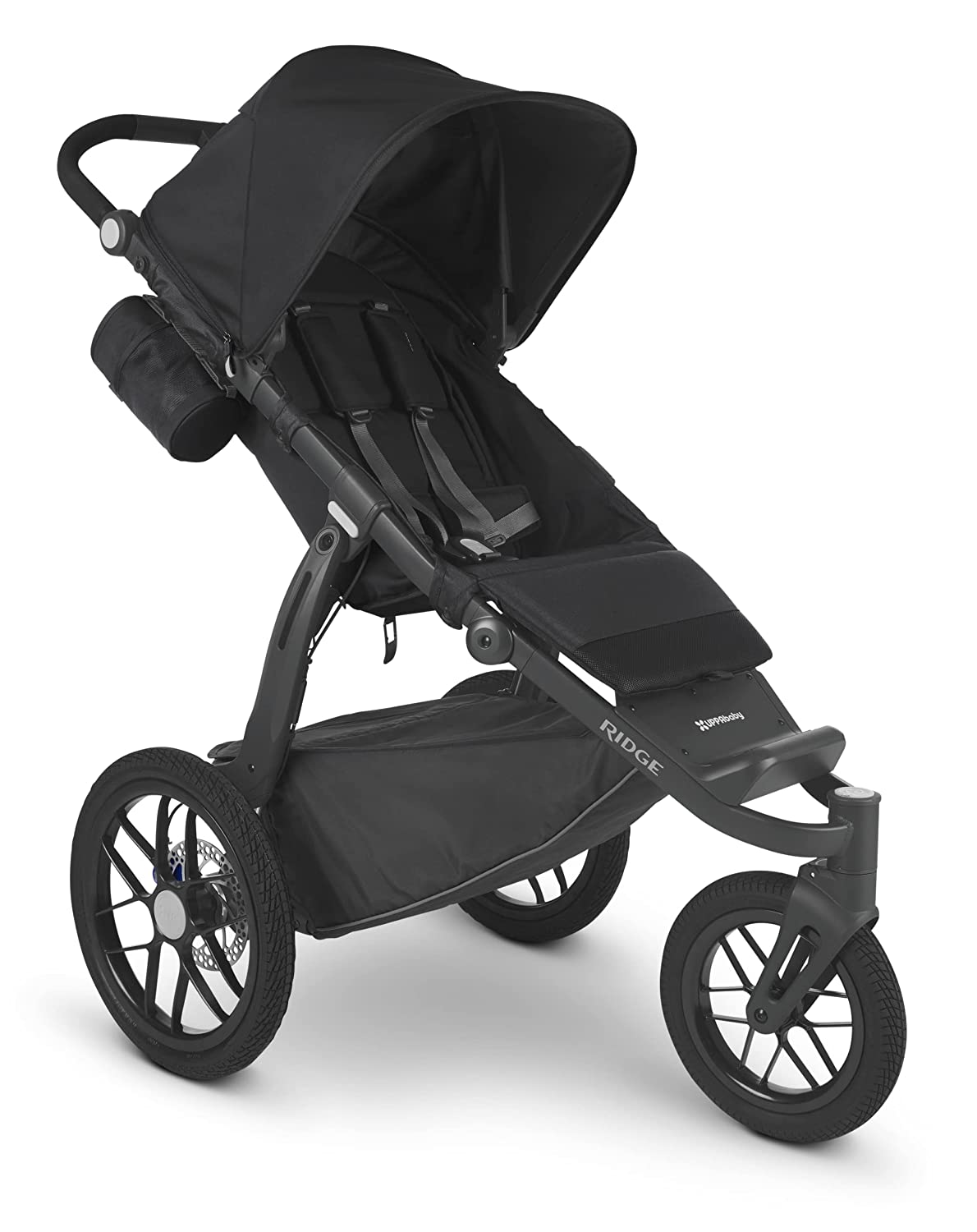 Bugaboo Fox 3 Complete Full-Size Stroller - The Most Advanced Comfort  Stroller -Black/Midnight Black-Misty White