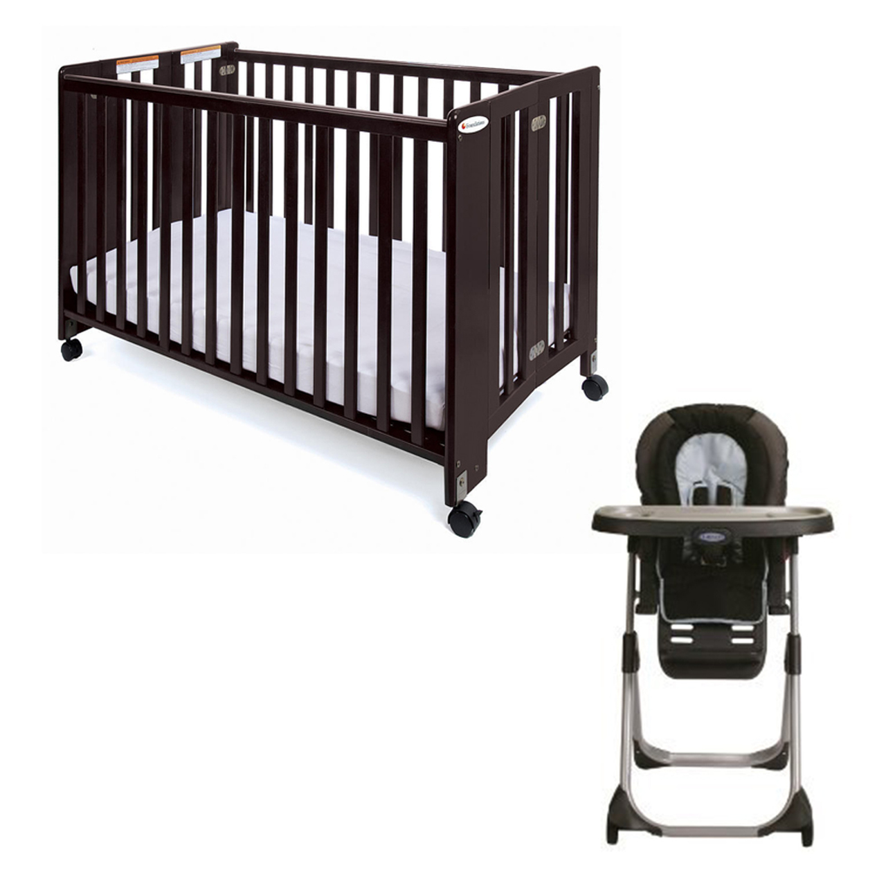 PACKAGE 3 (FULL CRIB, HIGHCHAIR)