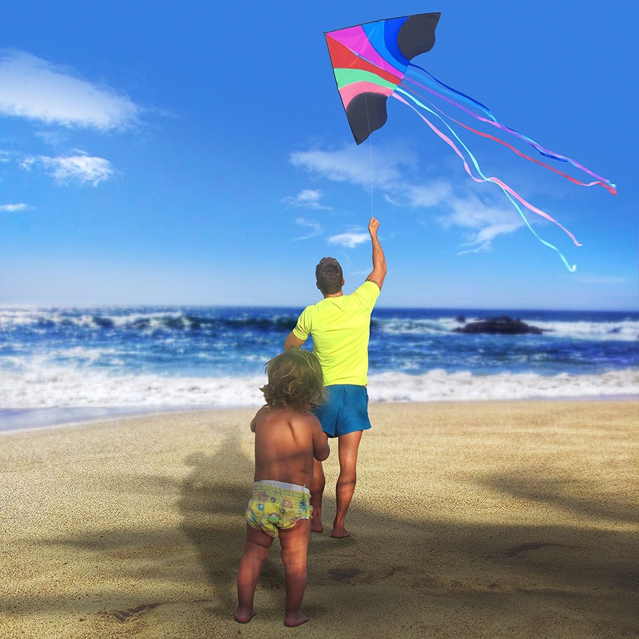 Soar High with Our Gigantic Rainbow Kite for Endless Outdoor Fun