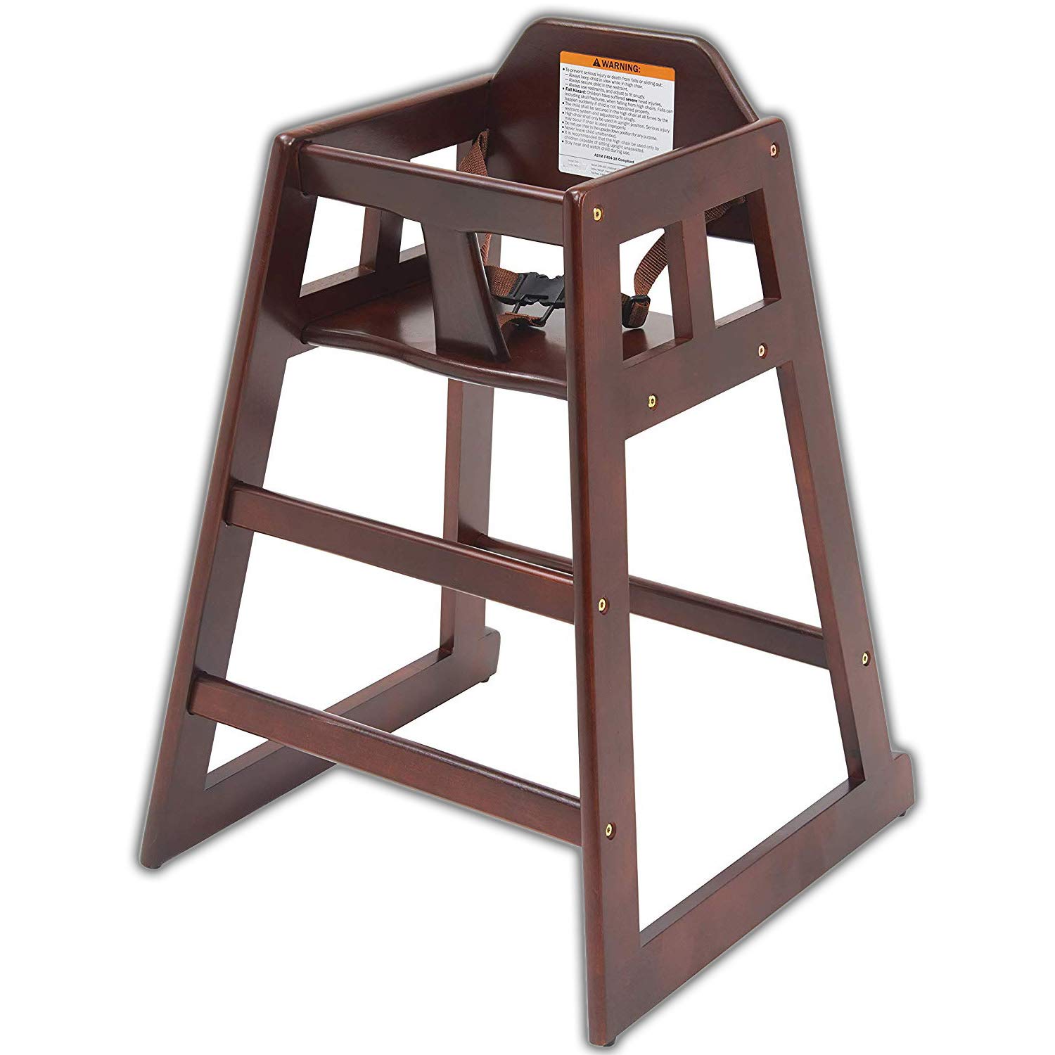 Challenger Knocked Down Walnut Highchair