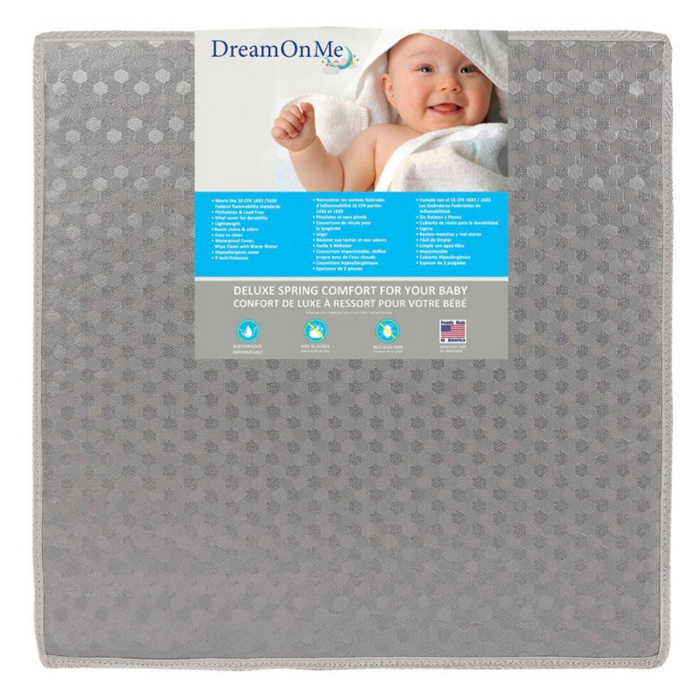 Dream on Me Play Yard Firm Foam Mattress Totbloc 35F Nursery Mattresses