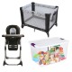 Portable Playard Highchair Bucket of Toys Package