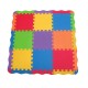 Edushape Edu-Tiles 25-Piece Solid Play Mat with Edges and Corners