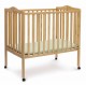 Compact Size Folding Crib With Mattress and Sheets