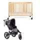 Folding Crib with Single Stroller for Ultimate Baby Comfort