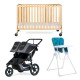 Full Crib Double Stroller Highchair Package